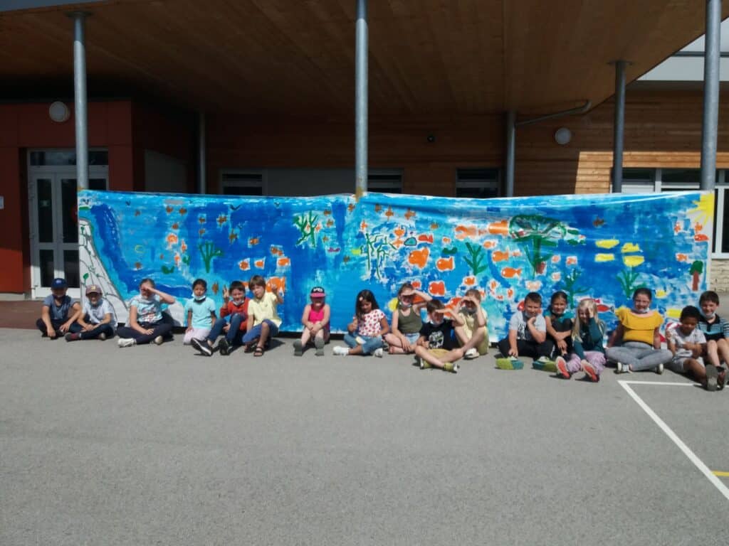 Photo d'un groupe d'enfant lors des Vacances Loisirs de la Ccpr